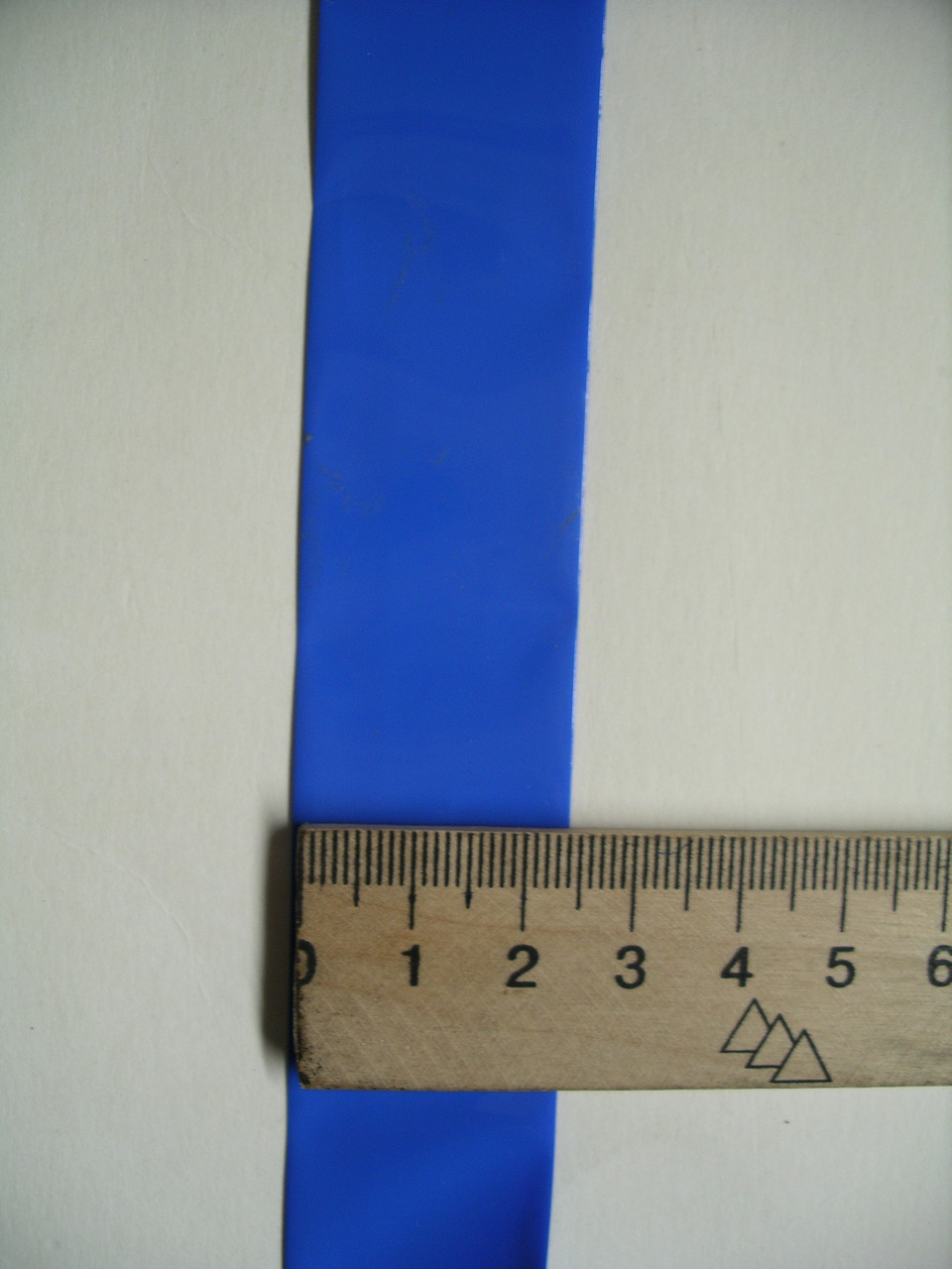 Термоусадка синя ширина 25 мм для збирання акумуляторів ціна за 1 метр, фото 1