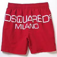 Чоловічі пляжні шорти (плавки) Dsquared2, різні розміри, колір червоний