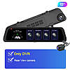 DVR L203 12" дзеркало з двома камерами 1080P full screen, фото 2