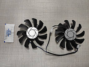 Вентилятор видеокарты ПАРА HA8010H12F-Z 75 мм 2Pin MSI Geforce GTX 1050Ti GTX 1050 Ti 4GT-OC кулер