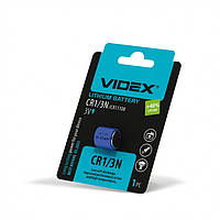Батарейка Videx CR1/3N (3V). 2L76, 2LR76, CR-1/3N, CR11108, K58L
