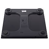 Ваги підлогові електронні Kamille Smart KM-7111 28см Чорний Розумні підлогові ваги Ваги для дому, фото 4