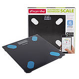 Ваги підлогові електронні Kamille Smart KM-7111 28см Чорний Розумні підлогові ваги Ваги для дому, фото 5