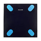 Ваги підлогові електронні Kamille Smart KM-7111 28см Чорний Розумні підлогові ваги Ваги для дому, фото 8