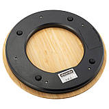 Ваги електронні кухонні Kamille KM-7109 20*20*2,3см Світле дерево Електронні ваги для кухні, фото 9