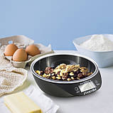 Ваги електронні кухонні Kamille KM-7110 20,5*18,4*6,1см Чорний Ваги з чашею для кухні Кухонні ваги, фото 9