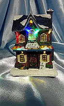 Новорічний будиночок зі світлодіодами "Магазин подарунків"