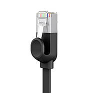 Інтернет кабель патч-корд BASEUS Cat6 UTP High Speed RJ45 Gigabit Network Cable 5м (чорний), фото 3