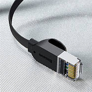 Інтернет кабель патч-корд BASEUS Cat6 UTP High Speed RJ45 Gigabit Network Cable 5м (чорний), фото 4