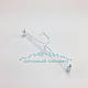 Пластикові плічка вішаки для нижньої білизни з прищіпками прозорого кольору, довжина 270 мм, фото 7