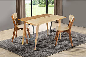 Сучасний компактний прямокутний кухонний обідній стіл у вітальню або кухню з стільницею з МДФ 120 см Дублін