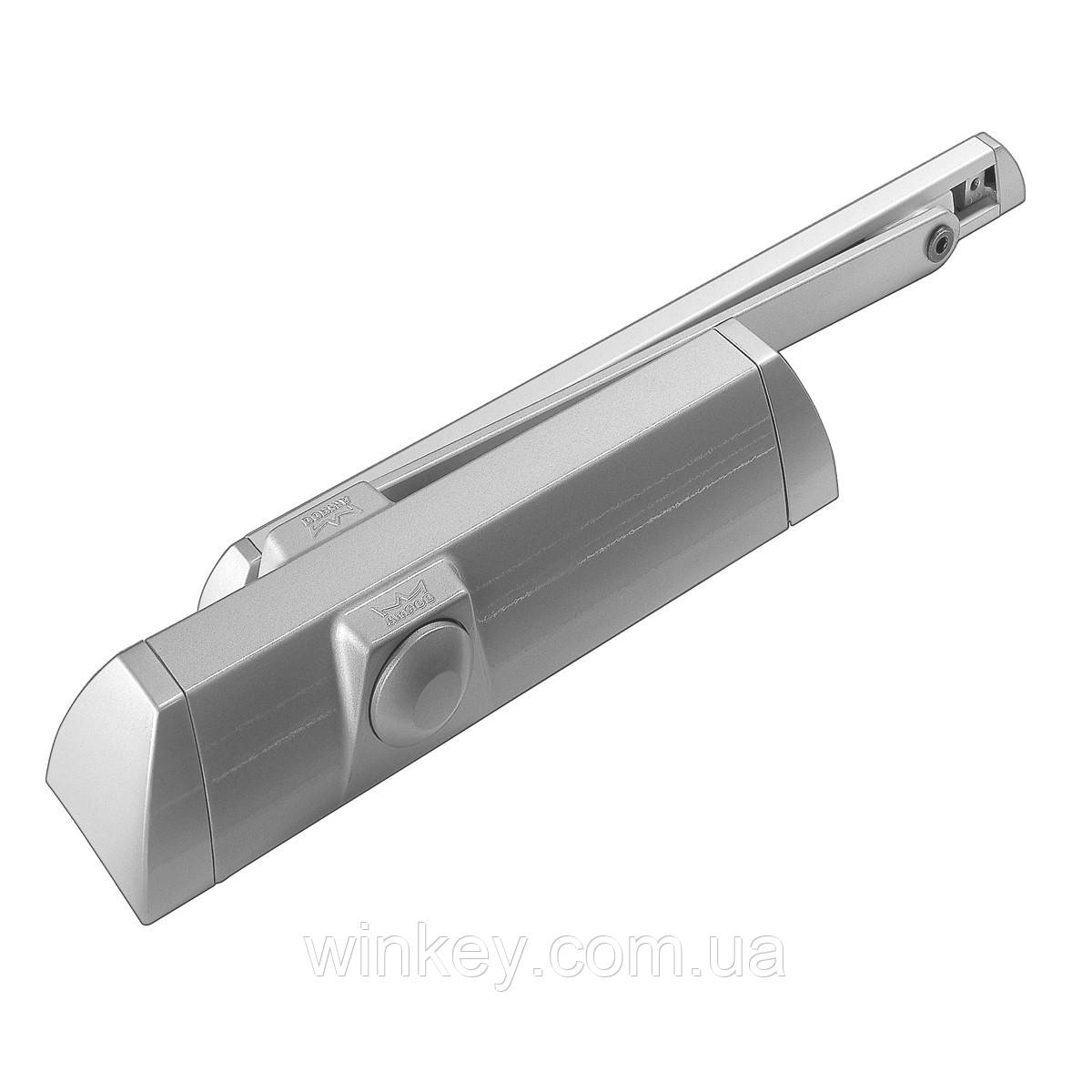 Доводчик дверний Dorma TS 90 Impulse зі ковзної шиною сірий