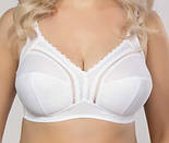 Бюстгальтер великих розмірів без кісточок, бежевий, фото 7