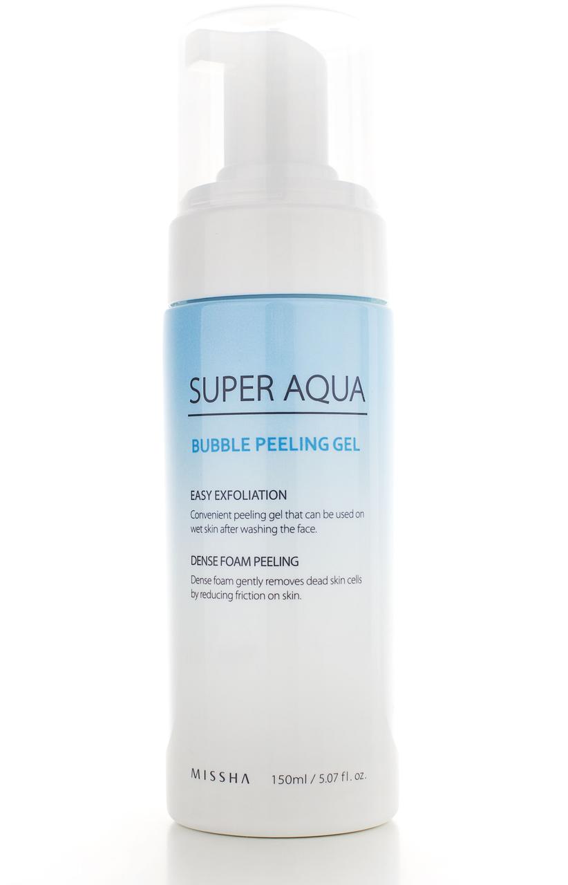 Зволожуючий пілінг-гель для обличчя Missha Super Aqua Bubble Peeling Gel 150 мл (8809530060452)