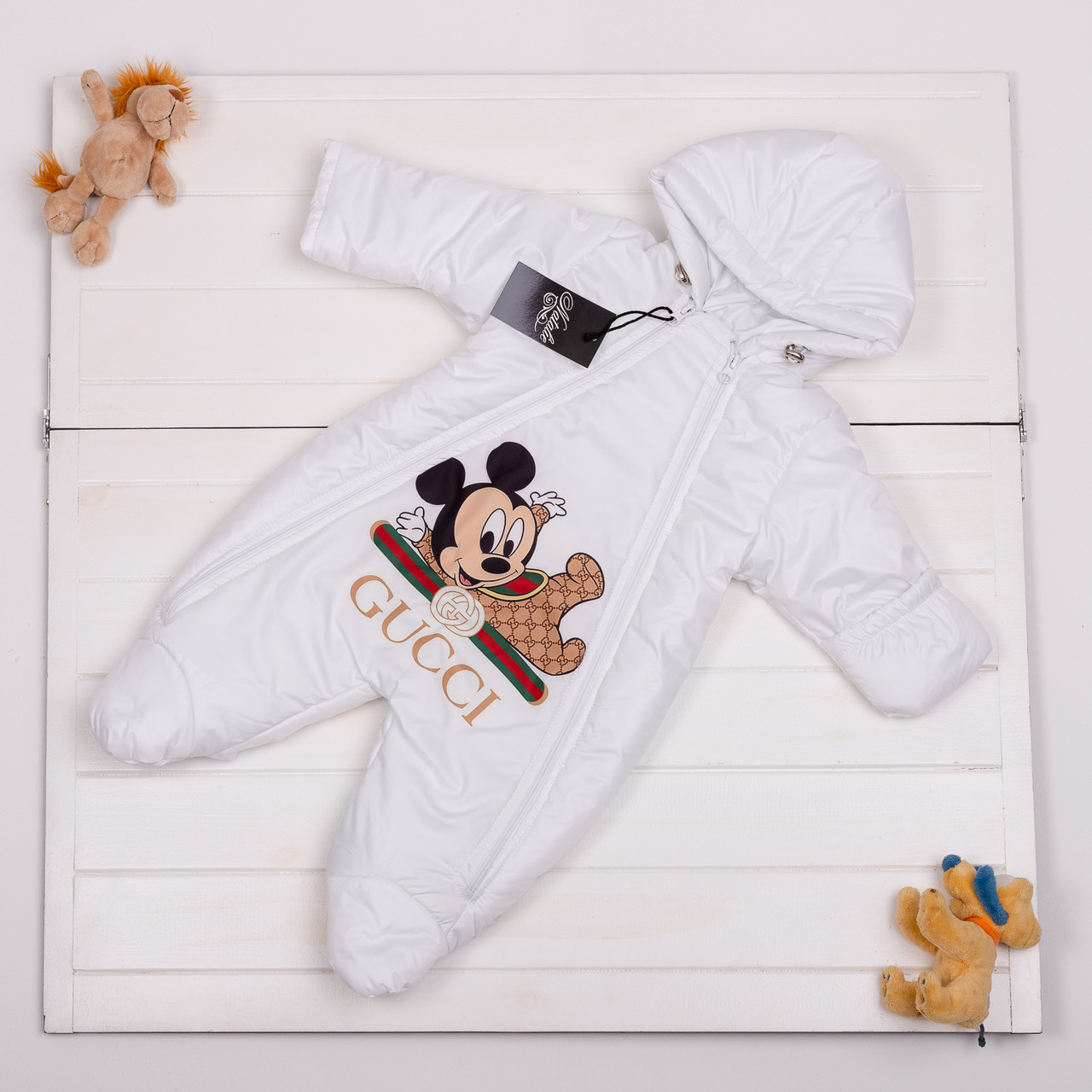 Дитячий комбінезон для новонародженого - осінній / весняний комбінезон для дітей від 0 до 6 міс