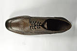 Чоловічі класичні туфлі, натуральна шкіра, колір коричневий, розмір 40, фото 4
