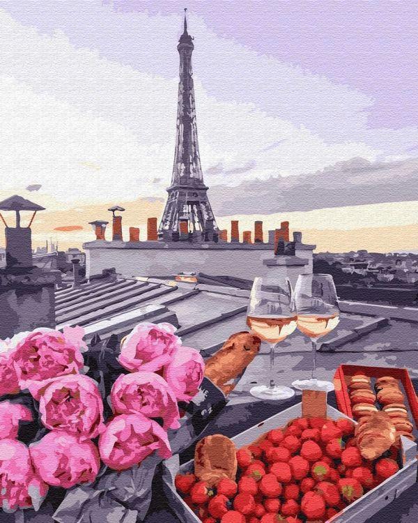 Картина за номерами 40х50 см Brushme Романтика в Парижі (GX 23710), фото 1