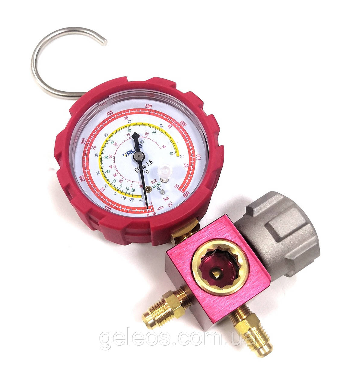 Манометр колектор Value R32, 410a, 22 VMG 1-S-H одновентильний, з оглядовим шклом