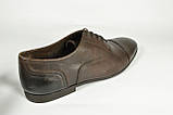 Чоловічі класичні туфлі, натуральна шкіра, колір коричневий 40, фото 2