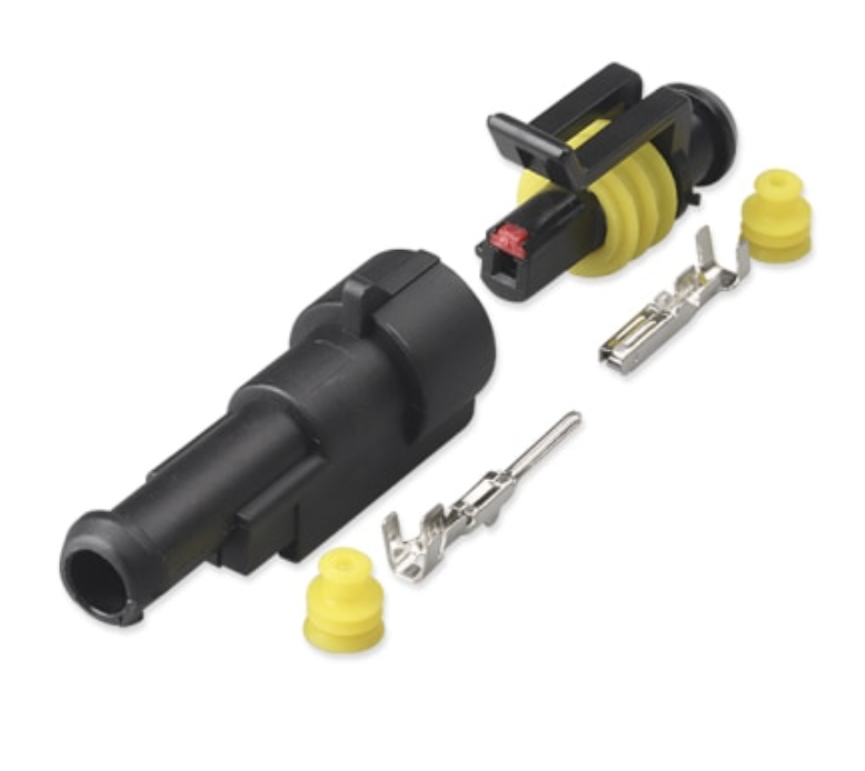 Роз'єм і гніздо 1PIN (тато-мама) водонепроникний коннектор/з'єднувач IP68