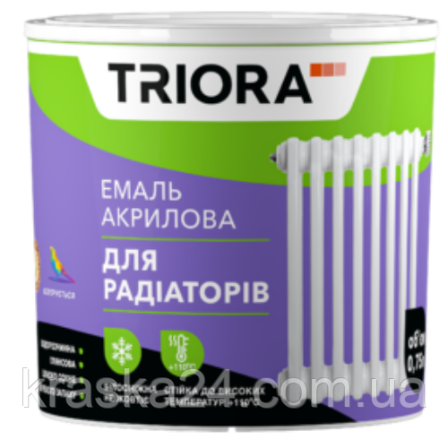 Емаль для радіаторів "TRIORA" 0,75 л