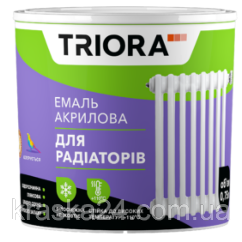 Емаль для радіаторів "TRIORA" 2,0 л