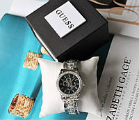 Женские наручные часы Guess silver&black