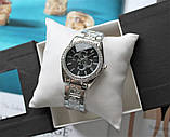 Жіночі наручні годинники Guess silver&black, фото 3
