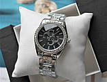 Жіночі наручні годинники Guess silver&black, фото 4