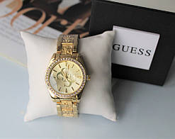 Жіночі наручні годинники Guess gold
