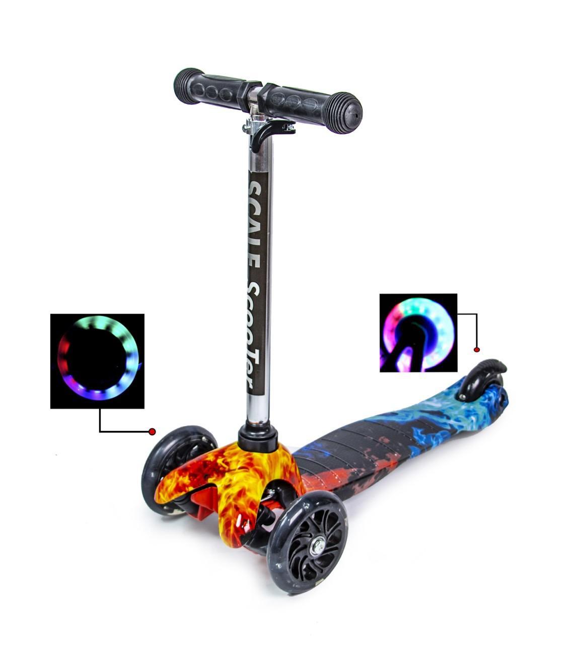 Самокат Дитячий Micro Mini. огонь і лід, фото 1
