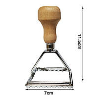 Ніж для тіста штамп для пельменів проріз 60 мм