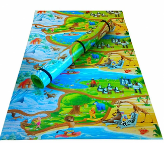 Килимок дитячий ігровий розвиваючий Мадагаскар 1500х1200х12 мм УЦІНКА