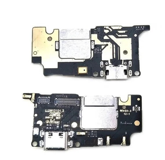 Нижня плата (Шлейф) для Xiaomi Mi5c з гніздом, фото 1