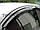 Дефлектори вікон (вітровики) Chevrolet Aveo 3 sed 2006-2011 (HIC), фото 4