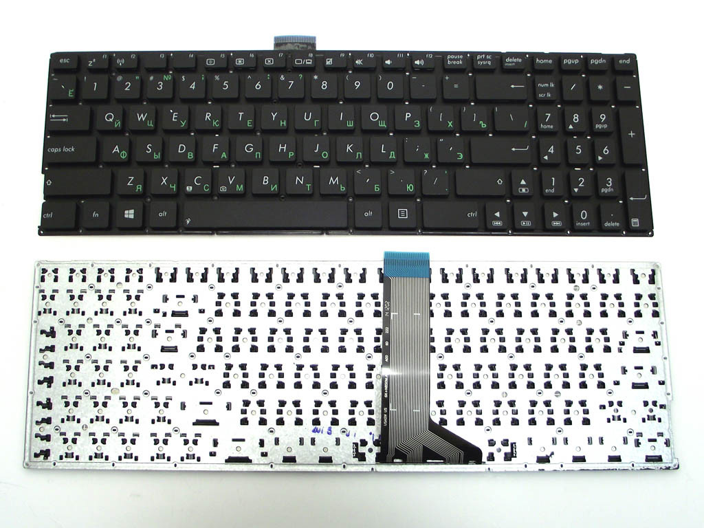 Клавиатура для ноутбука ASUS X553M, X553MA, X555, K555, X502C, K555LA, K555LP, K555L без креп - фото 1 - id-p1361597861