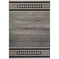 Килим для тераси сірий з візерунками Afrika SL Carpet 133х190 см