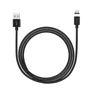 USB кабель магнитный Borofone BU1 Micro 1,2m 3A чёрный, фото 2