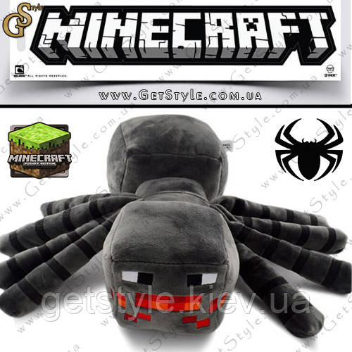 Іграшка Печерний павук Minecraft - "Cave Spider" - 30 х 35 см