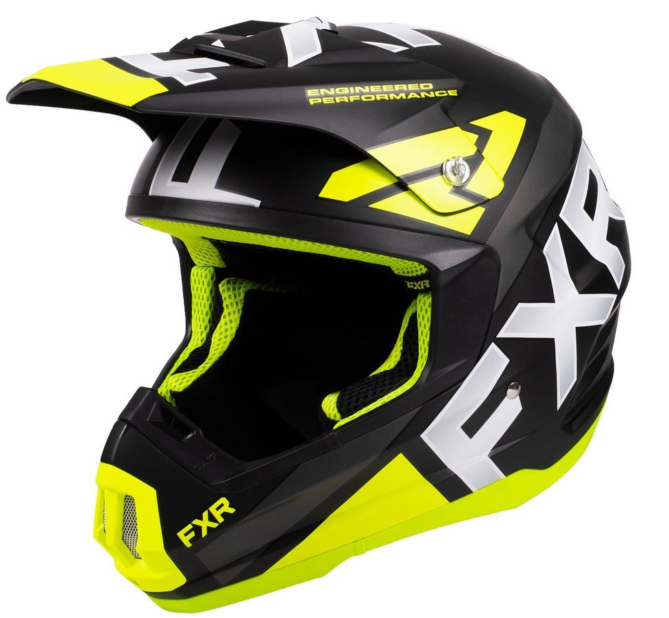 Мотошолом FXR Torque Team 20 жовтий, M