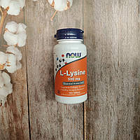 Now Foods L-Lysine 100 tab 500 mg, амінокислота лізин