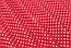 Ранфорс з горошком 6 мм на червоному тлі, ширина 240 см (№3317), фото 3