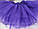 Фіолетова фатинова спідниця для дівчинки багатошарова на 3-9 років, фото 5