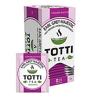 Чай пакетований Totti в індивідуальному пакованні Ерл Грей Маджістик 25 шт.