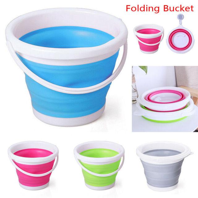 Відро туристичне складане на 10 літрів Collapsible Bucket, фото 1