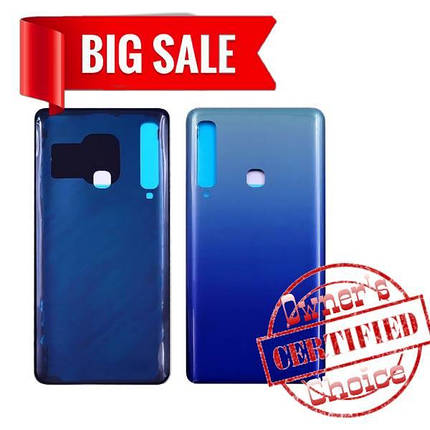 Заднее стекло корпуса для Samsung A920F Galaxy A9 Lemonade Blue зелёно-синее, фото 2