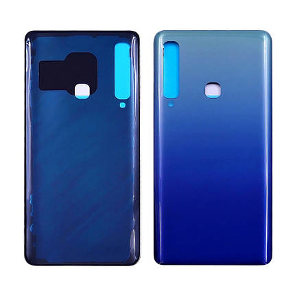 Заднее стекло корпуса для Samsung A920F Galaxy A9 Lemonade Blue зелёно-синее, фото 2