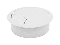 Заглушка кабельна біла