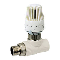 Кран термостатичний з термоголовкою прямий PPR 20x1/2 Koer K0156.PRO (KP0199)