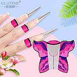 Форми для нарощування нігтів "Метелик" - рулон 300 шт. (8,3 * 6,5 див.), фото 5
